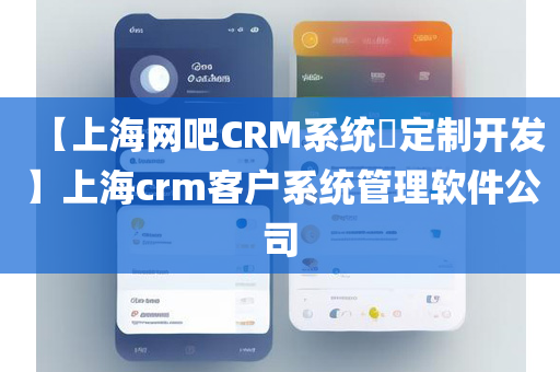 【上海网吧CRM系统​定制开发】上海crm客户系统管理软件公司