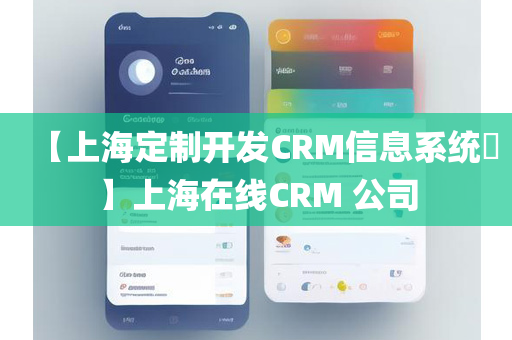 【上海定制开发CRM信息系统​】上海在线CRM 公司